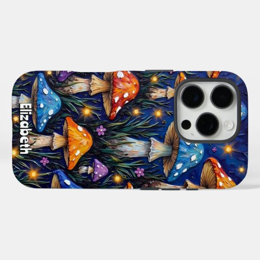 champignonveld Case-Mate iPhone case (Achterkant (horizontaal))