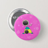 Champion Baby Bowler Ronde Button 5,7 Cm (Voorkant /achterkant)