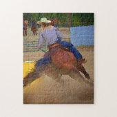 Champion Barrel Racer Legpuzzel (Verticaal)
