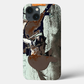 Champion Barrel Racer Rodeo Horse en Rider Case-Mate iPhone Case
