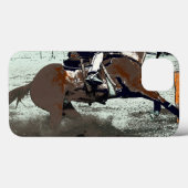 Champion Barrel Racer Rodeo Horse en Rider Case-Mate iPhone Case (Achterkant (horizontaal))