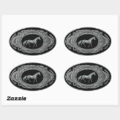 Champion Beer Drink Evenementen Sport Westerne Ges Ovale Sticker (Vel)