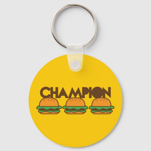 CHAMPION BURGERS yum! Sleutelhanger (Voorkant)