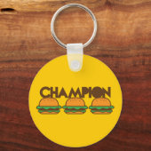 CHAMPION BURGERS yum! Sleutelhanger (Voorkant)