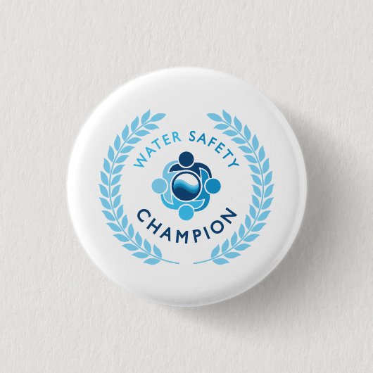 Champion Button voor waterveiligheid (Voorkant)