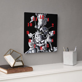 Champion By Squid Fear City Vierkante Klok