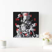 Champion By Squid Fear City Vierkante Klok (Huis)