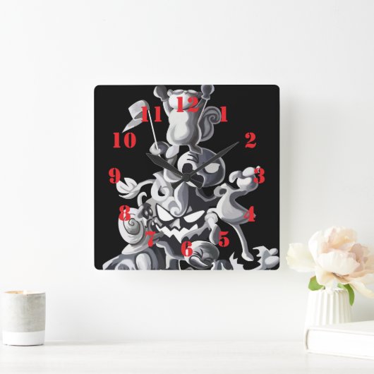 Champion By Squid Fear City Vierkante Klok (Huis)