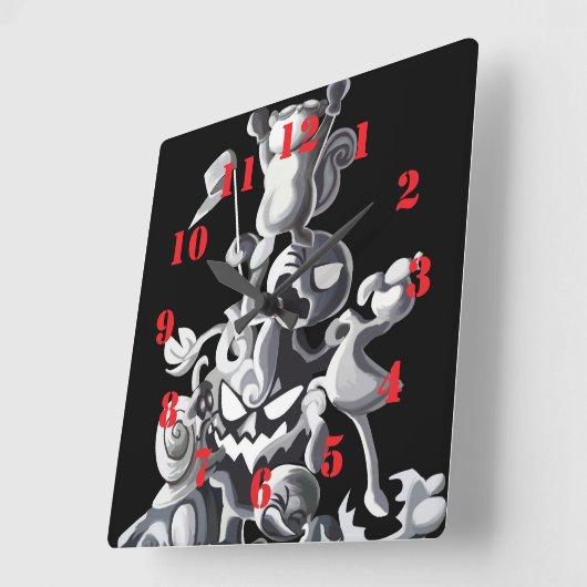 Champion By Squid Fear City Vierkante Klok (Hoek)