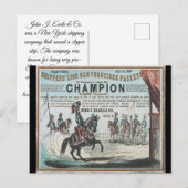 Champion Clipper Zeilen Briefkaart (Voorkant / Achterkant)