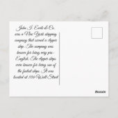 Champion Clipper Zeilen Briefkaart (Achterkant)