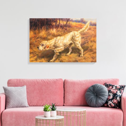 Champion Count Whitestone door Edmund Henry Osthau Canvas Afdruk (Insitu (Woonkamer))