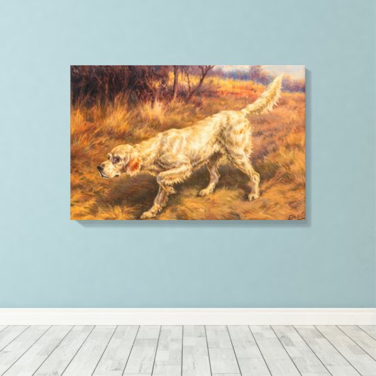 Champion Count Whitestone door Edmund Henry Osthau Canvas Afdruk (Insitu (Houten vloer))