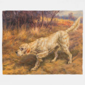 Champion Count Whitestone door Edmund Henry Osthau Fleece Deken (Voorkant (Horizontaal))