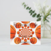 Champion Court Vision: Basketbal spel van de Champ Briefkaart (Staand voorkant)