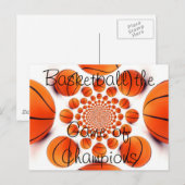 Champion Court Vision: Basketbal spel van de Champ Briefkaart (Voorkant / Achterkant)