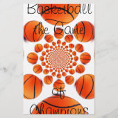 Champion Court Vision: Basketbal spel van de Champ Briefpapier (Voorkant)