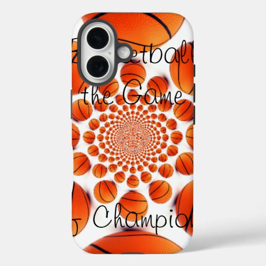 Champion Court Vision: Basketbal spel van de Champ Case-Mate iPhone Case (Achterkant)