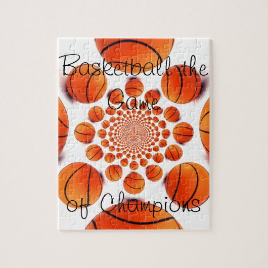 Champion Court Vision: Basketbal spel van de Champ Legpuzzel (Verticaal)