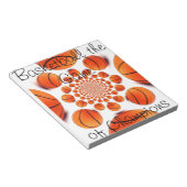 Champion Court Vision: Basketbal spel van de Champ Notitieblok (Schuin)