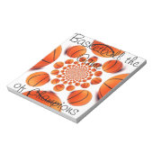 Champion Court Vision: Basketbal spel van de Champ Notitieblok (Linkerzijde)