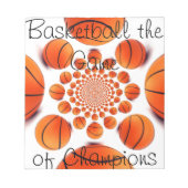 Champion Court Vision: Basketbal spel van de Champ Notitieblok (Voorkant)