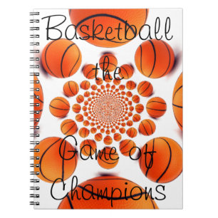 Champion Court Vision: Basketbal spel van de Champ Notitieboek