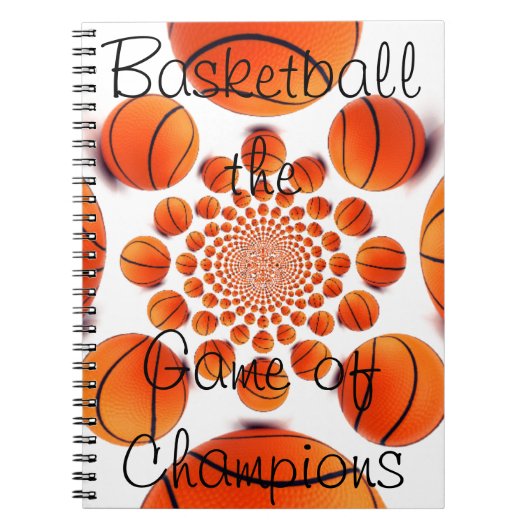 Champion Court Vision: Basketbal spel van de Champ Notitieboek (Voorkant)