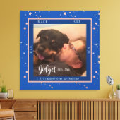 Champion Dog Foto Titles Celebration Canvas Print (Insitu (Woonkamer))