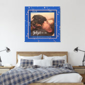 Champion Dog Foto Titles Celebration Canvas Print (Insitu (Slaapkamer))