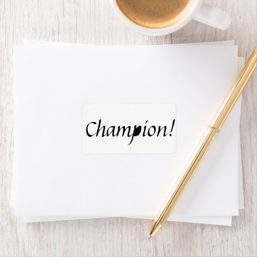 Champion Etiket (Insitu)