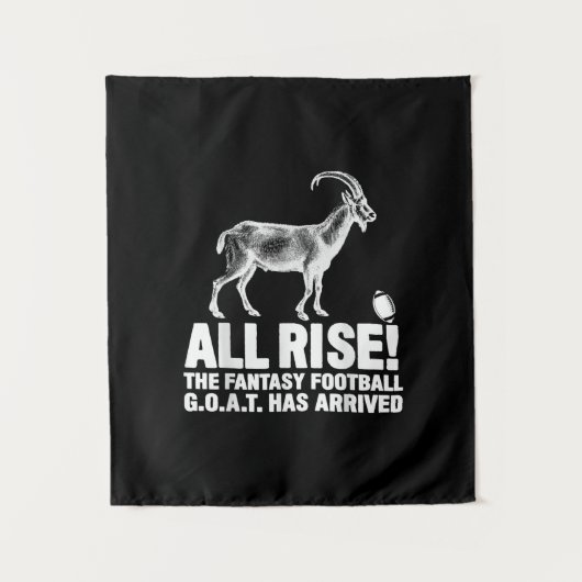 Champion Fantasy Football Goat Gift Wandkleed (Voorkant)