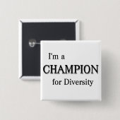 Champion for Diversity Button (Voorkant /achterkant)