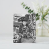 Champion French Bulldog, 1920 Briefkaart (Staand voorkant)