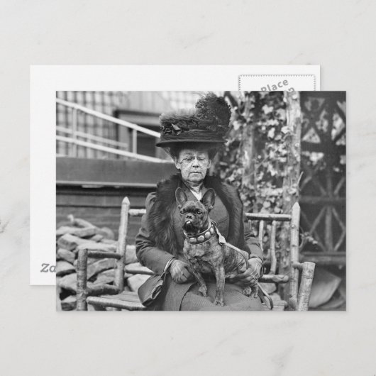 Champion French Bulldog, 1920 Briefkaart (Voorkant / Achterkant)