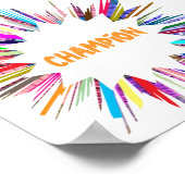 CHAMPION: Geef tekst aan je eigen tekst uit Poster (Hoek)