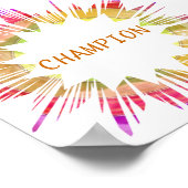 CHAMPION: Geef tekst aan je eigen tekst uit Poster (Hoek)