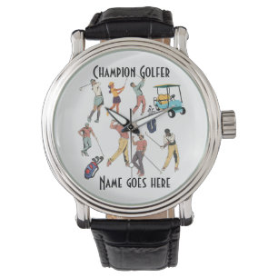 Champion Golfer Watch - pas de naam aan Horloge