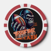 Champion Gorilla Lessons Learn Poker Chip (Voorkant)