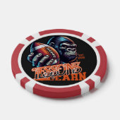Champion Gorilla Lessons Learn Poker Chip (Enkel)