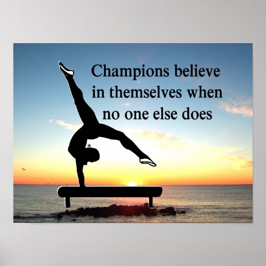 CHAMPION GYMNAST POSTER (Voorkant)