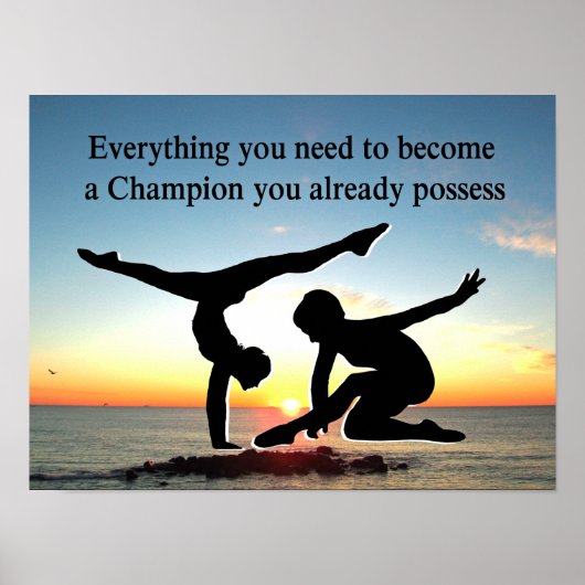 CHAMPION GYMNAST POSTER (Voorkant)