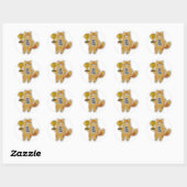 Champion in de Making Ronde Sticker (Vel)