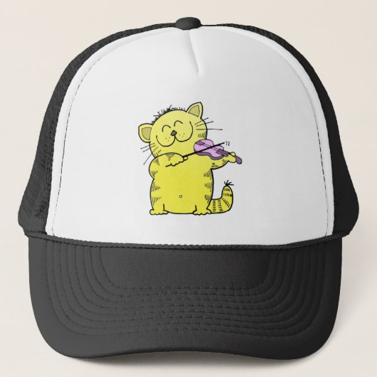Champion Kitten Violinist Trucker Pet (Voorkant)