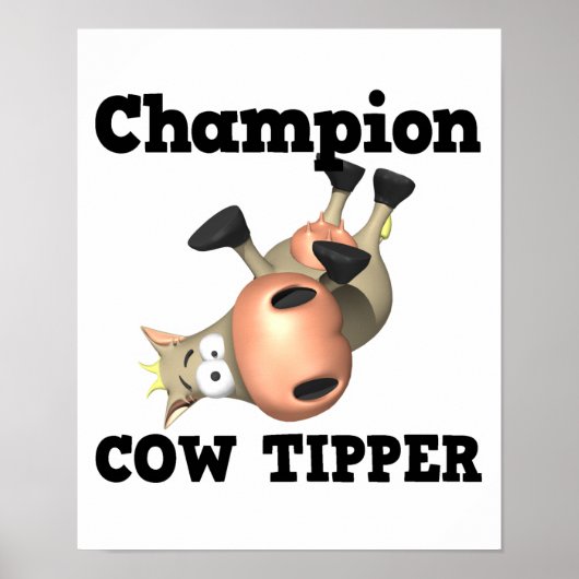 Champion Koe Tipper Poster (Voorkant)