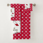 Champion koning van de berghondenbehendigheid grap bad handdoek (Insitu)