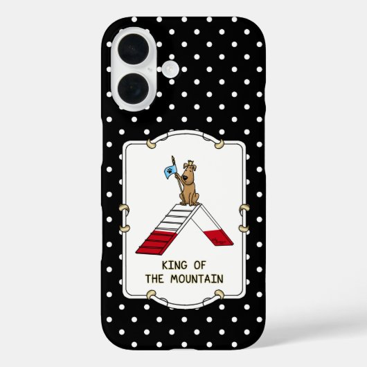 Champion koning van de berghondenbehendigheid grap Case-Mate iPhone case (Achterkant)