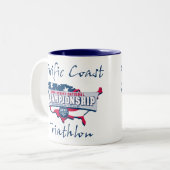 Champion Logo Tweekleurige Koffiemok (Voorkant links)