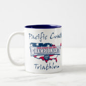 Champion Logo Tweekleurige Koffiemok (Links)