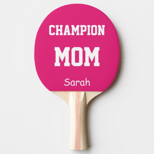 Champion Mam Name Persoonlijk Tafeltennisbatje (Voorkant)